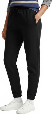 Eddie Bauer Vintage Soft Sherpa Lined Sweatpants - Plus In Solid Black