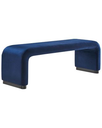 ModWay Koda Performance Velvet Waterfall Long Bench