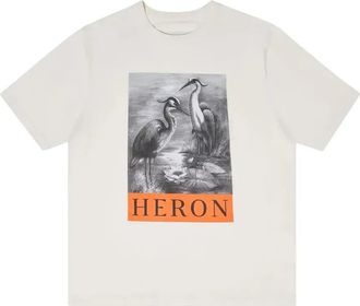 Heron Preston FW22 NF Heron BW T-shir White Black HMAA032C99JER0030110