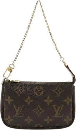 Louis Vuitton Pre-owned Clutches, female, Brown, Size: ONE SIZE Pre-owned Canvas Clutch