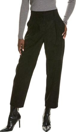 Brunello Cucinelli Black Tapered High Waist Trousers, Brand Size 46 (US Size 12)