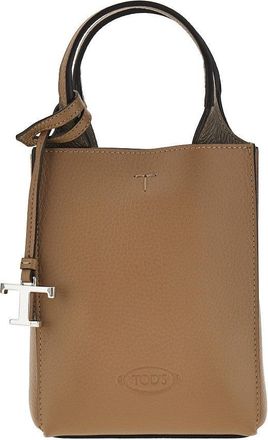 Tod's Grained leather micro tote bag Woman One Size