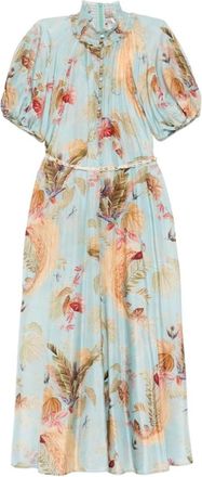 Zimmermann Dresses Light Blue - female - Zimmermann - Midi Dresses - Multicolor - S - Dresses