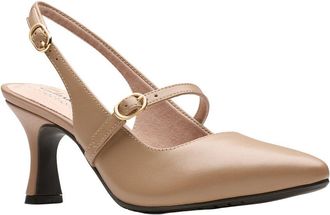 Clarks Kataleyna Ruby Leather Pump