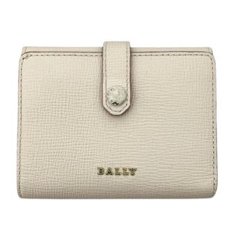 Bally Pre-owned Wallets, female, Beige, Size: ONE SIZE Pre-owned Leather Trifold Wallet