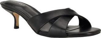 Calvin Klein Skylor Slide Sandal in Black at Nordstrom, Size 7.5