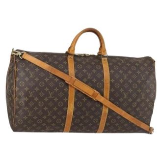 Louis Vuitton Pre-owned Weekend Bags, female, Brown, Size: ONE SIZE Pre-owned Weekend Bag