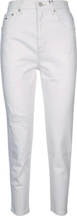 Tommy Jeans Klassieke Denim Jeans voor dagelijks gebruik - Dames - Slim Fit Jeans - Wit - W28 - Denim - Jeans