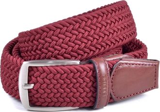 Miguel Bellido Accessoires, unisex, Rood, L, Leer, Artikel 394 Riem
