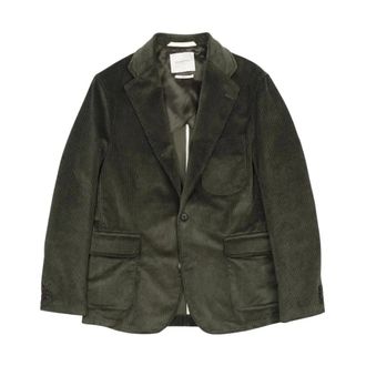 Brooksfield Jassen, Heren, Groen, XL, Leer, Blazer