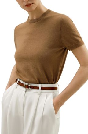 LilySilk Cashmere Round Neck Sweater