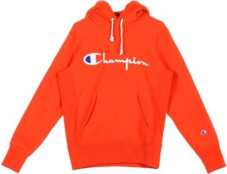 Champion Hooded Sweatshirt - Heren - Hoodies - Oranje - XL - Katoen - Hoodies & sweatvesten