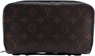 Louis Vuitton Pre-owned Clutch tas - unisex - Vintage Clutch - Bruin - ONE Size - Leer - Vintage