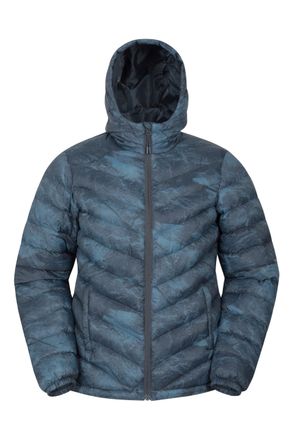 Mountain Warehouse Seasons Womens Padded Jacket - Water Resistant Coat, Puffer Jacket, Front Pockets, Adjustable Elastic Cuffs & Hood - For Autumn, Winter, Outdoors Dark