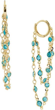 Saachi Saachi Glass Multi Layer Earrings