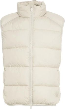 Save The Duck Jassen, Heren, Beige, M, Leer, Arlen Vest