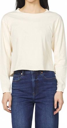 Dear John Denim Dumont Long Sleeve Tee In Oatmeal