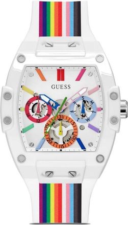Guess Co Phoenix quartz 45mm - men - Resin/Mineral Glass/Silicone - One Size - White