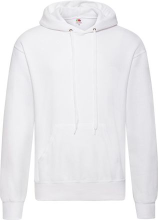 Fruit Of The Loom Fruit of the Loom Volwassenen Unisex klassiek sweatshirt met capuchon (Wit)
