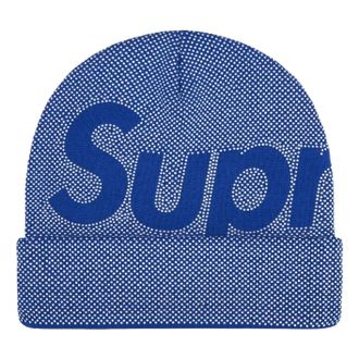 SUPREME FW25 Studded Knockout Big Logo Beanie Royal SUP-FW25-1098-RYL