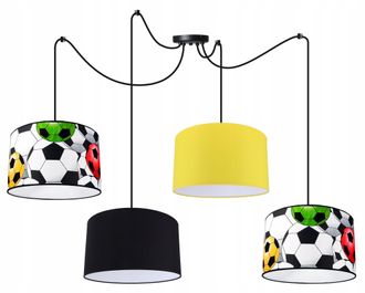 OEM L&aacute;mpara Colgante Pantalla Ara&ntilde;a Infantil Led Bolas Mix