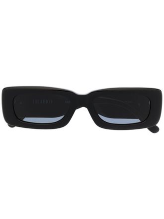 Linda Farrow x The Attico rectangular frame sunglasses - women - Acetate - One Size - Black