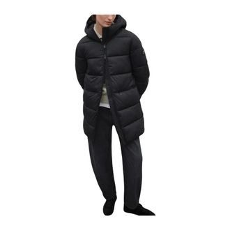 Ecoalf Ecoalf - Marangu Donsjas - Dames - Mantels - Zwart - Maat: XS Zijde