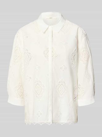 BA&SH Regular Fit Bluse mit H&auml;kelspitze Modell MURIEL in Ecru, Gr&ouml;&szlig;e XS