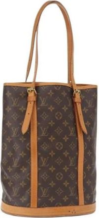 Louis Vuitton Pre-owned Bucket Bags, female, Brown, Size: ONE SIZE Pre-owned Vintage Bucket Bag