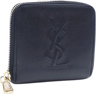 Saint Laurent Pre-owned Wallets, female, Black, Size: ONE SIZE Pre-owned Vintage Wallet