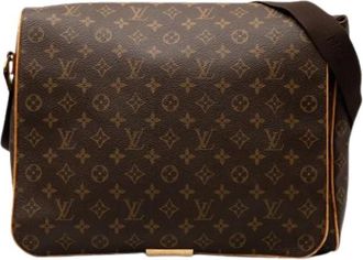Louis Vuitton Pre-owned Abbesses Crossbody Bag - Dames - Vintage Schoudertas - Bruin - ONE Size - Leer - Vintage
