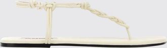 Jil Sander Sandalo Tangle in pelle intrecciata