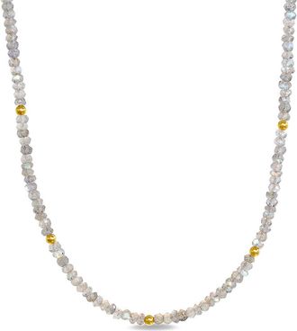 Jewelmak 14K Labradorite Necklace