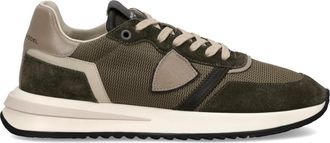 Philippe Model Tropez 2.1 Running - Heren - Sneakers - Groen - 41 EU - Katoen - Schoenen