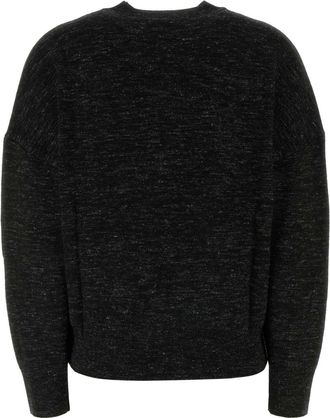 Isabel Marant Womens Viscose-Blend Knit Sweater Black Acrylic Wool