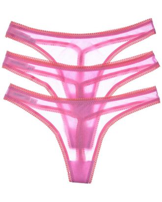 OnGossamer Ongossamer 3Pk Hip-G Thong