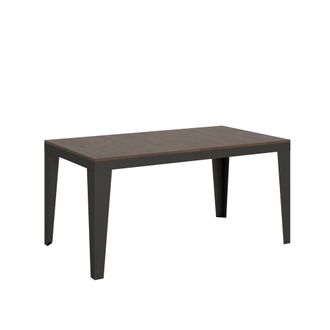 Itamoby Itamoby - Tavolo Da Pranzo Allungabile - Flame - Colore: Noce - Dimensioni: 90x160/420 - Bordo: Antracite