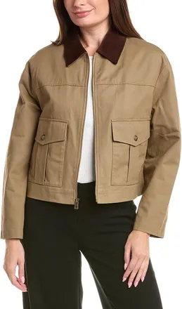 Elie Tahari Deia Short Barn Jacket