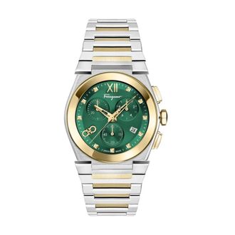 Ferragamo Vega Chrono - Heren - Accessoires - Groen - Maat: ONE Size