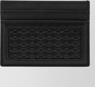Dolce & Gabbana woven leather cardholder