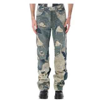 Who Decides War by Ev Bravado Straight Jeans, male, Blue, Size: W32 Unearthed Denim
