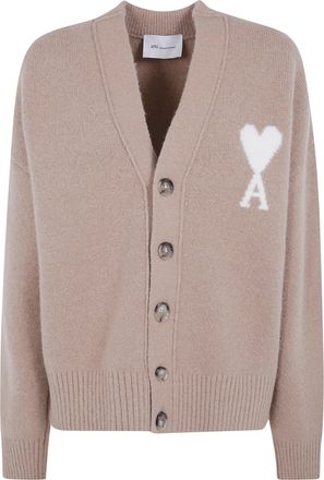 Ami V-Neck Cardigan Quota Ami De Coeur