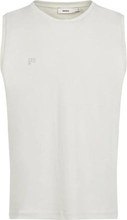 PANGAIA Mouwloos T-shirt - Heren - Tops zonder mouwen - Wit - L - Katoen - Tops