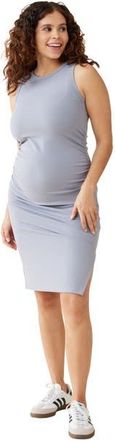 Ingrid & Isabel The EveryWear Bodycon Maternity Dress in Coastal Gray at Nordstrom, Size X-Small