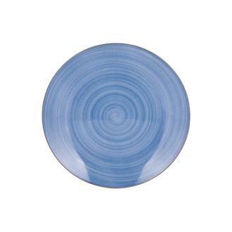 KASANOVA Piatto frutta porcellana blu 19,3 cm Petali