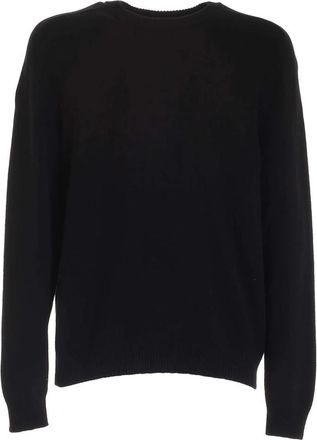 Moschino Luxe Cashmere Trui - Heren - Ronde hals truien - Zwart - XL - Wol - Truien & Vesten