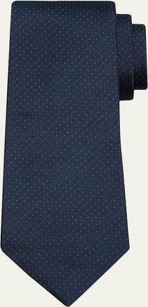 Ralph Lauren Purple Label Mens Pin Dot Silk Tie