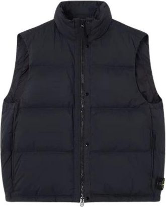 Stone Island H26 Stone Cardigan - Heren - Bodywarmers - Blauw - M - Jassen