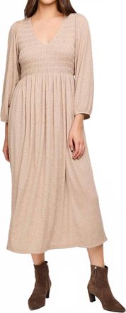 Gentle Fawn Coralie Dress In Heather Taupe