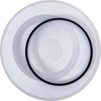 N&auml;ve Naeve Malea L&aacute;mpara De Techo Led Semiempotrada Integrada Y Regulable, Color Negro, 3000-6500 K, Control Remoto
